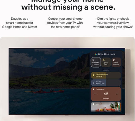 סטרימר Google TV 4K - בידור בסטרימינג מהיר לטלוויזיה עם שלט חיפוש קולי - צפייה בסרטים, תוכניות, טלוויזיה בשידור חי ונטפליקס ב-4K HDR - שליטה בבית חכם - נפח אחסון של 32 גיגה-בייט - דגם האזל