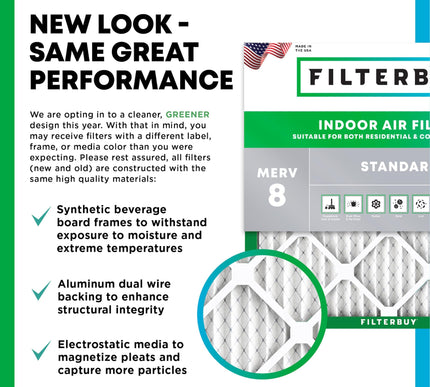 Product Image 3 - Filterbuy 20x20x1 Air 