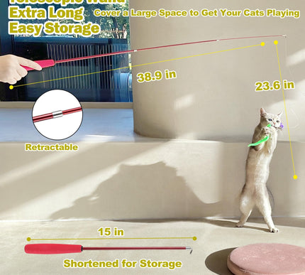 Product Image 3 - Cat Feather Toy, Retra