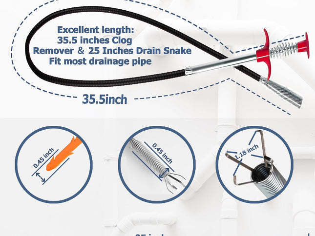 Product Image 2 - 355inch Drain Clog Rem