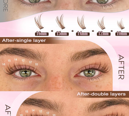 Product Image 5 - Brown Lash Clusters Ki