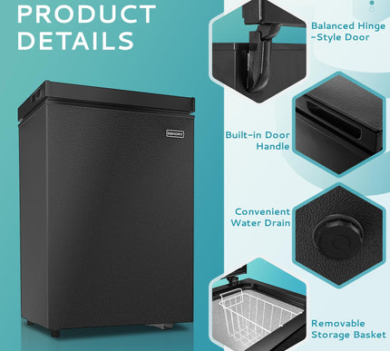 Product Image 5 - EUHOMY 28 CuFt Chest F