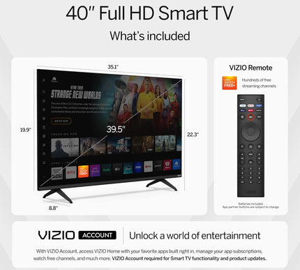 Product Image 3 - VIZIO 40-inch Full HD 