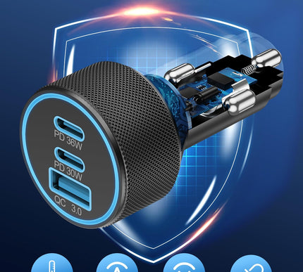 Product Image 4 - USB C Car Charger 3Por