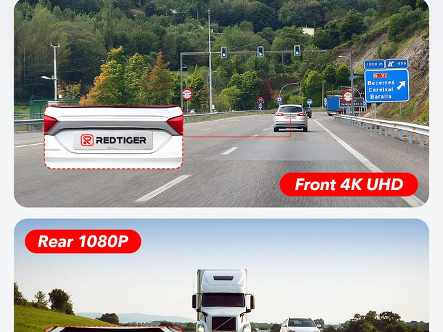 Product Image 2 - REDTIGER Dash Cam Fron