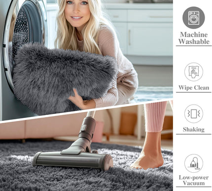 Product Image 3 - OLANLY Grey Round Rugs