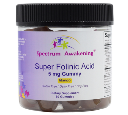 Super Folinic Acid Gummy 5mg בטעם מנגו
