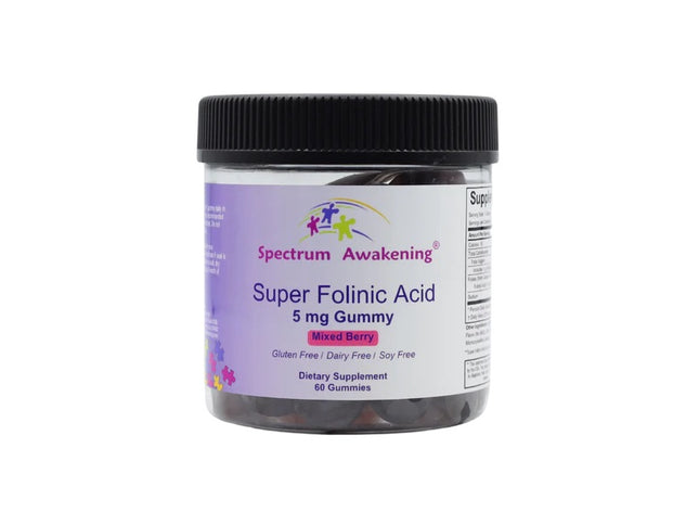 Super Folinic Acid סוכריות גומי חומצה פולינית 5 מ״ג